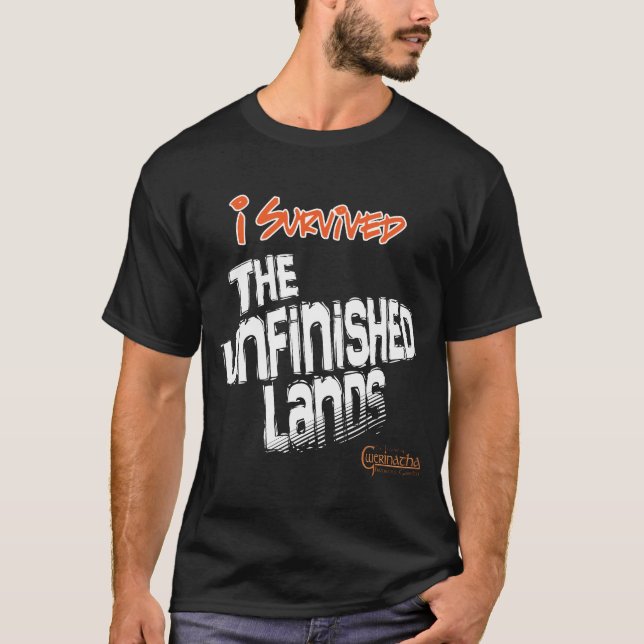 Camiseta Sobreviví las tierras inacabadas (Anverso)