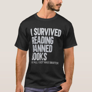 Camiseta Sobreviví leyendo libros prohibidos Libro Adicto