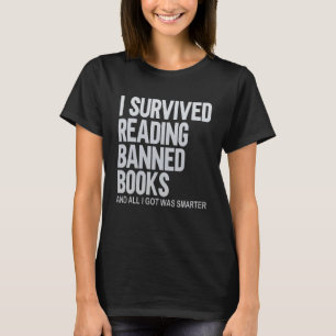 Camiseta Sobreviví leyendo libros prohibidos Libro Adicto
