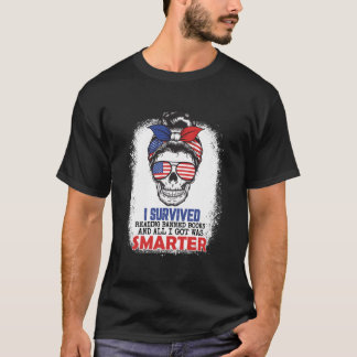 Camiseta Sobreviví leyendo libros prohibidos Libros adicto 