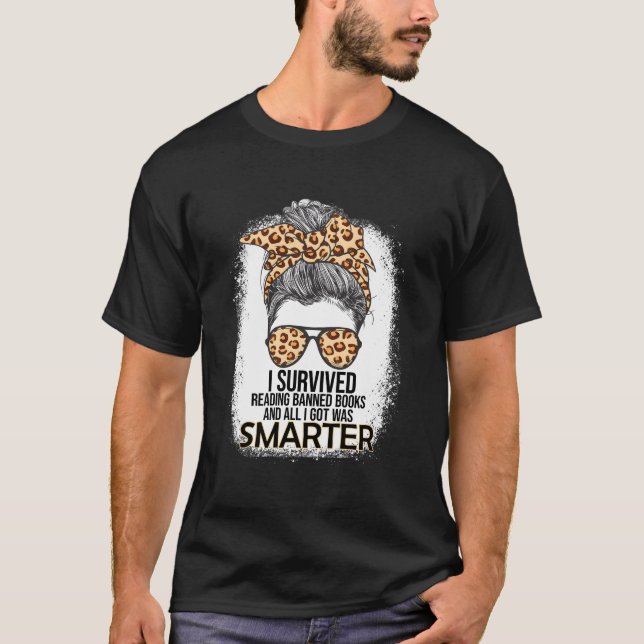 Camiseta Sobreviví leyendo libros prohibidos Libros Libroad (Anverso)