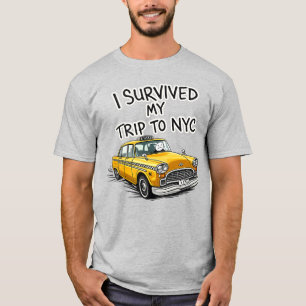 Camiseta Sobreviví mi viaje a NYC Viaje a Taxi de Nueva Yor