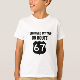 Camiseta Sobreviví mi viaje en la ruta 67 