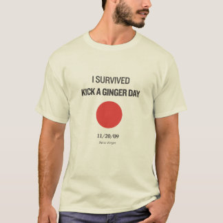 Camiseta Sobreviví retroceso al día del jengibre