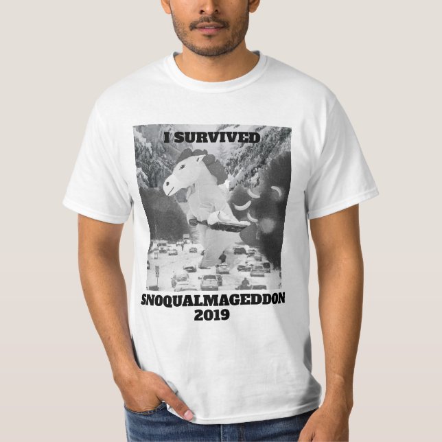 Camiseta Sobreviví Snoqualmageddon (Anverso)