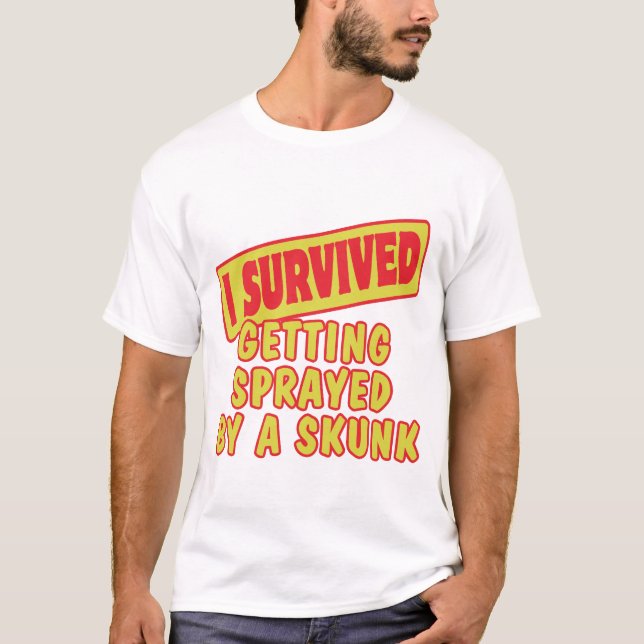 CAMISETA SOBREVIVÍ SOMETIÉNDOME ROSADO POR SKUNK (Anverso)