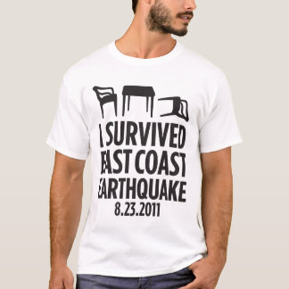 Camiseta Sobreviví terremoto de la costa este