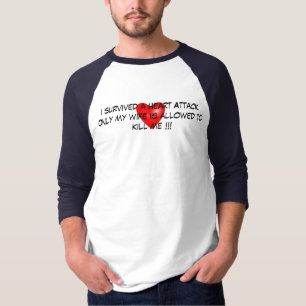 Camiseta Sobreviví un ataque del corazón