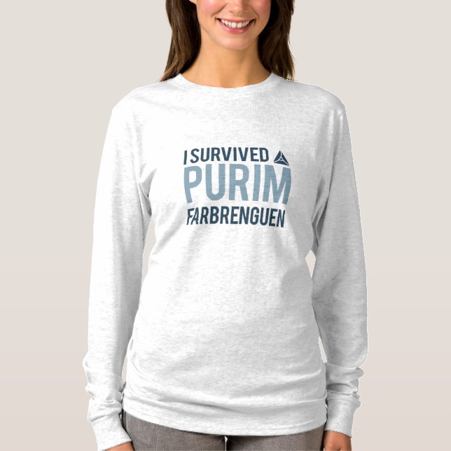 Camiseta Sobreviví un farbrengen del purim (Anverso)