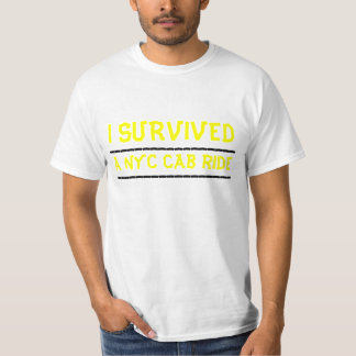 Camiseta SOBREVIVÍ, un paseo del taxi de NYC,