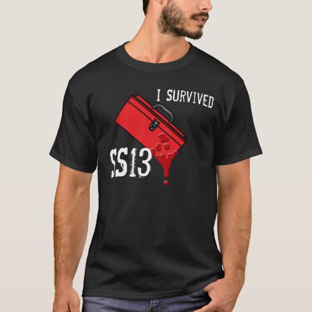 Camiseta ¿Sobreviví… usted? (Anverso)