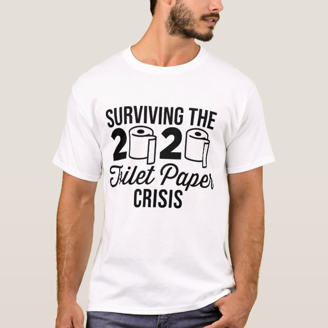 CAMISETA SOBREVIVIENDO LA CRISIS DE PAPEL DE INFRAESTRUCTUR (Anverso)
