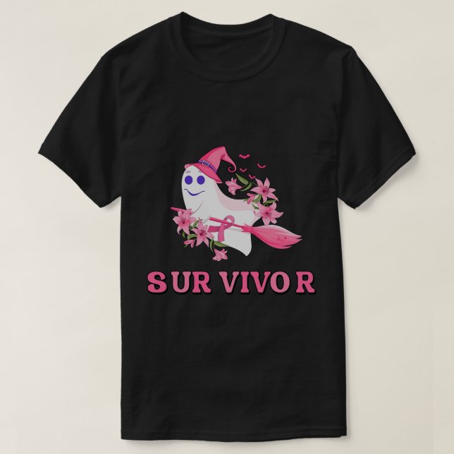 Camiseta Sobreviviente Cáncer de mama (Diseño del anverso)