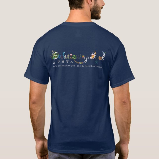 Camiseta Sobreviviente: Cuello básico de la tripulación T (Reverso)