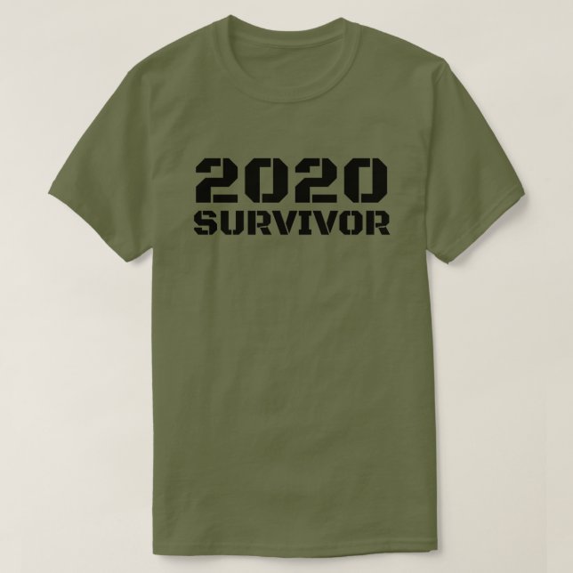 Camiseta Sobreviviente de 2020 (Diseño del anverso)