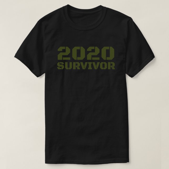 Camiseta Sobreviviente de 2020 (Diseño del anverso)