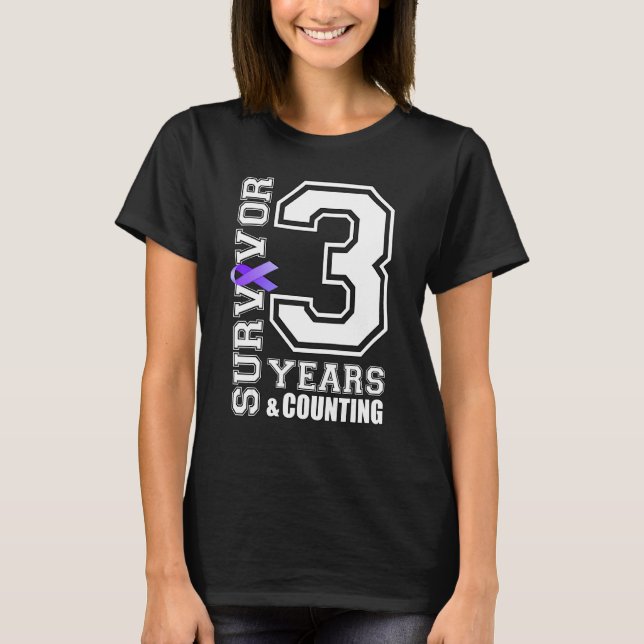 Camiseta Sobreviviente de 3 años que llevo Lupus Awaren de  (Anverso)