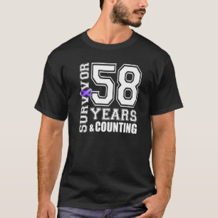Camiseta Sobreviviente De 58 Años Que Uso Lupus De Cinta Mo