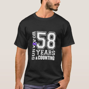 Camiseta Sobreviviente De 58 Años Que Uso Lupus De Cinta Mo