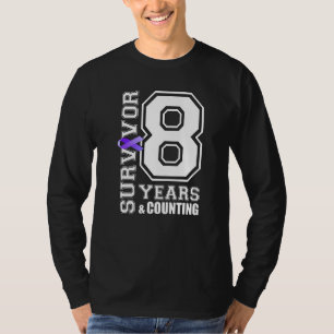 Camiseta Sobreviviente De 8 Años Que Llevo Lupus Awaren De 