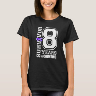 Camiseta Sobreviviente De 8 Años Que Llevo Lupus Awaren De
