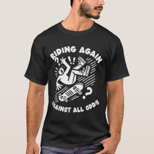Camiseta Sobreviviente de accidente de choque de patineta r