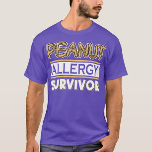 Camiseta Sobreviviente de alergia al cacahuete