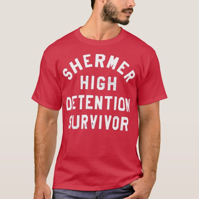 Camiseta Sobreviviente de alta detención de Shermer (Anverso)