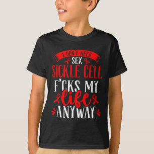 Camiseta Sobreviviente de anemia falciforme Conciencia sobr