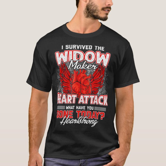 Camiseta Sobreviviente de ataque al corazón abierto Regalos (Anverso)