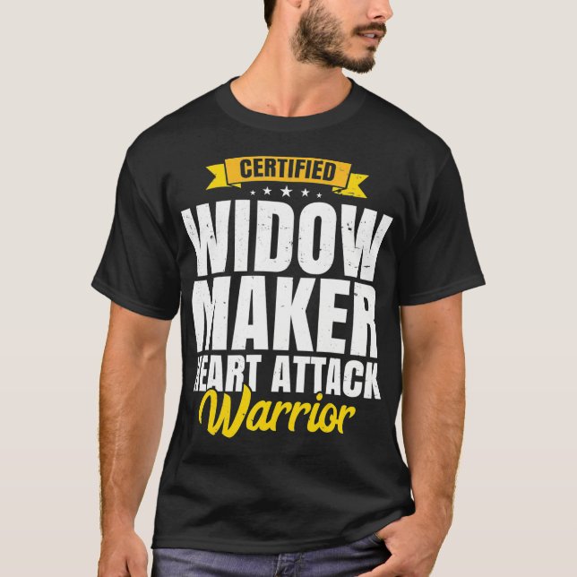 Camiseta Sobreviviente de ataque cardíaco de creador de viu (Anverso)