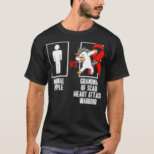 Camiseta Sobreviviente de ataque cardíaco de SCAD apoyando
