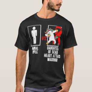 Camiseta Sobreviviente de ataque cardíaco de SCAD enfrenta