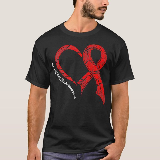 Camiseta Sobreviviente de ataque cardíaco de SCAD sobrevive (Anverso)
