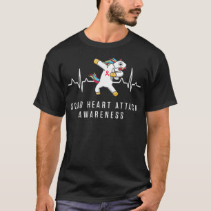 Camiseta Sobreviviente de ataque cardíaco de SCAD Unicorn 