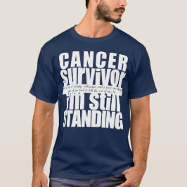 Camiseta Sobreviviente de cáncer aún en pie