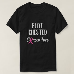 Camiseta Sobreviviente de cáncer de mama sin pecho