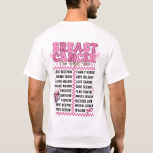 Camiseta Sobreviviente de cáncer de mama Tour de lucha cont