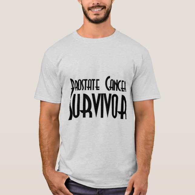 Camiseta Sobreviviente de cáncer de próstata (Anverso)