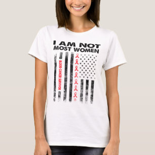 Camiseta sobreviviente de cáncer de sangre no soy la mayorí