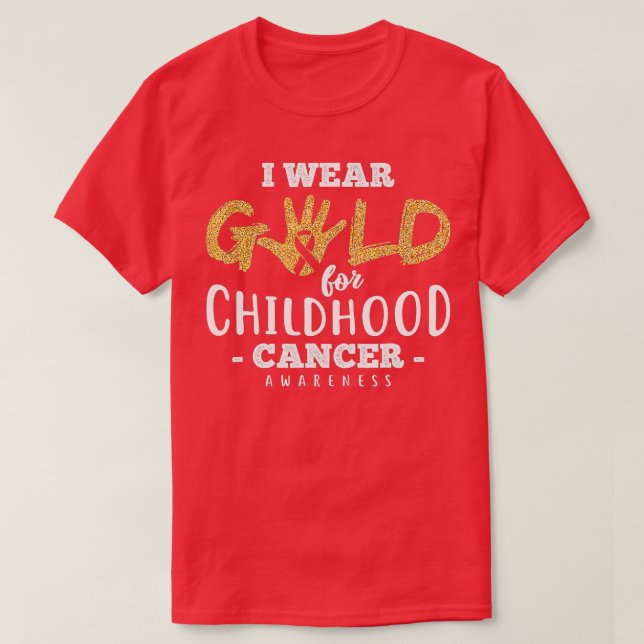Camiseta Sobreviviente de cáncer infantil llevo Gi de Conci (Diseño del anverso)