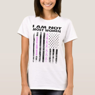 Camiseta sobreviviente de cáncer testicular no soy la mayor