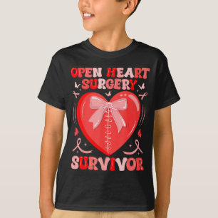 Camiseta Sobreviviente de cirugía a corazón abierto guerrer
