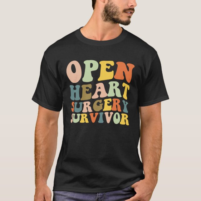 Camiseta Sobreviviente de cirugía a corazón abierto Recuper (Anverso)
