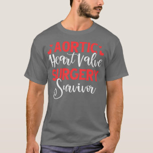 Camiseta Sobreviviente de cirugía cardiaca aórtica regalo d
