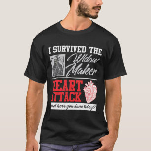 Camiseta Sobreviviente de cirugía cardíaca o ataque cardíac