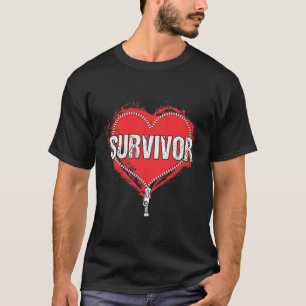 Camiseta Sobreviviente de cirugía cardíaca Regalo de vida n