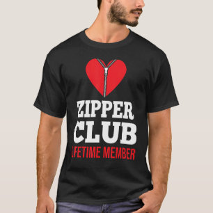 Camiseta Sobreviviente de Cirugía de Corazón Abierta Zipper