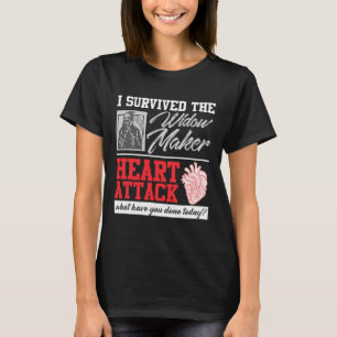 Camiseta Sobreviviente de cirugía de corazón abierto o viud