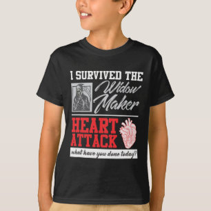 Camiseta Sobreviviente de cirugía de corazón abierto o viud